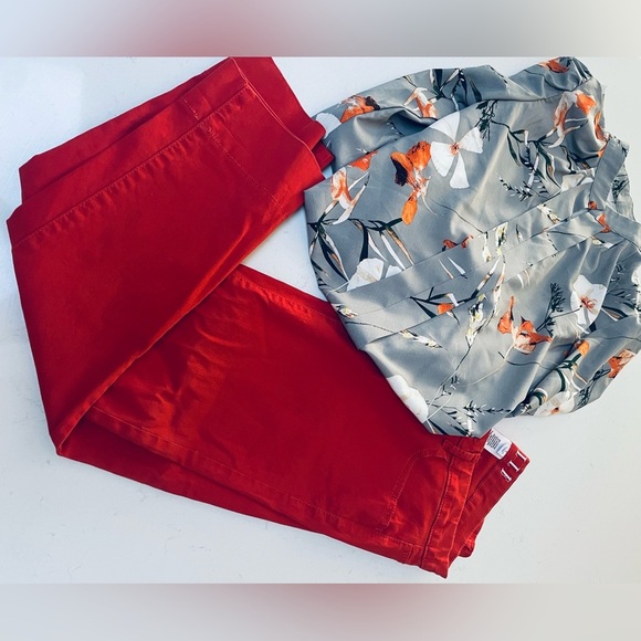 Elle Red Ankle & Cropped Jeans - Picture 6 of 7